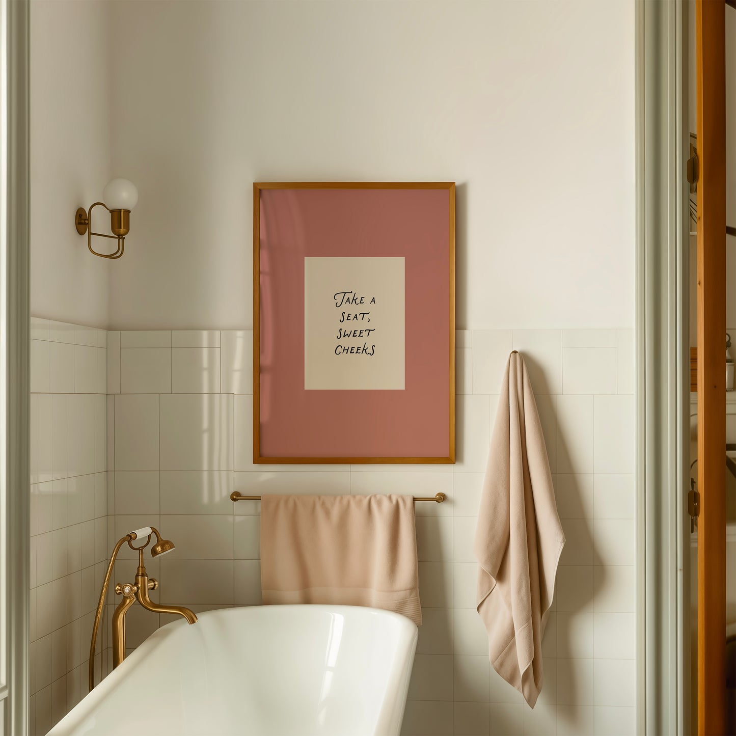 Take a Seat Sweet Cheeks Print