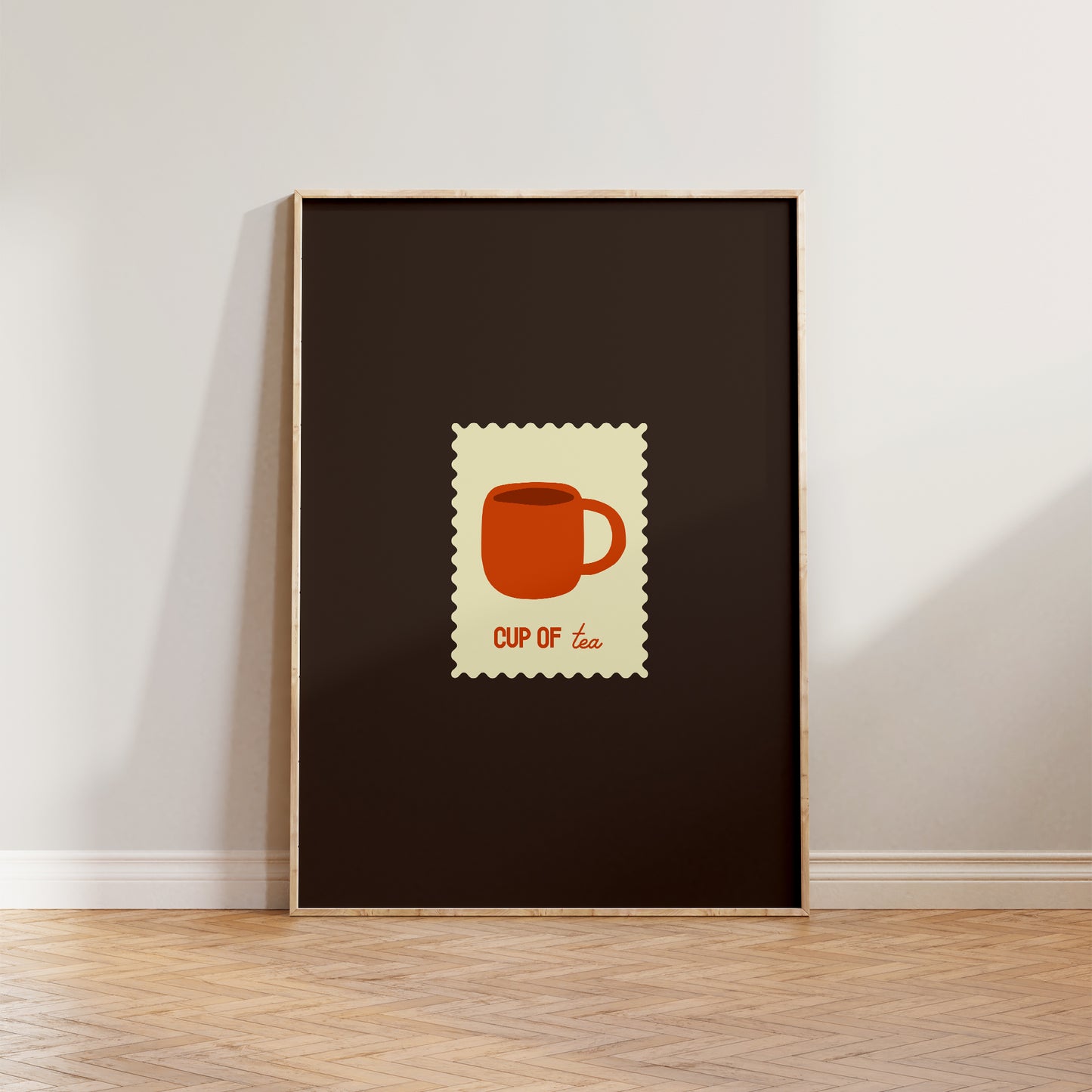 Cup Of Tea Stamp Print