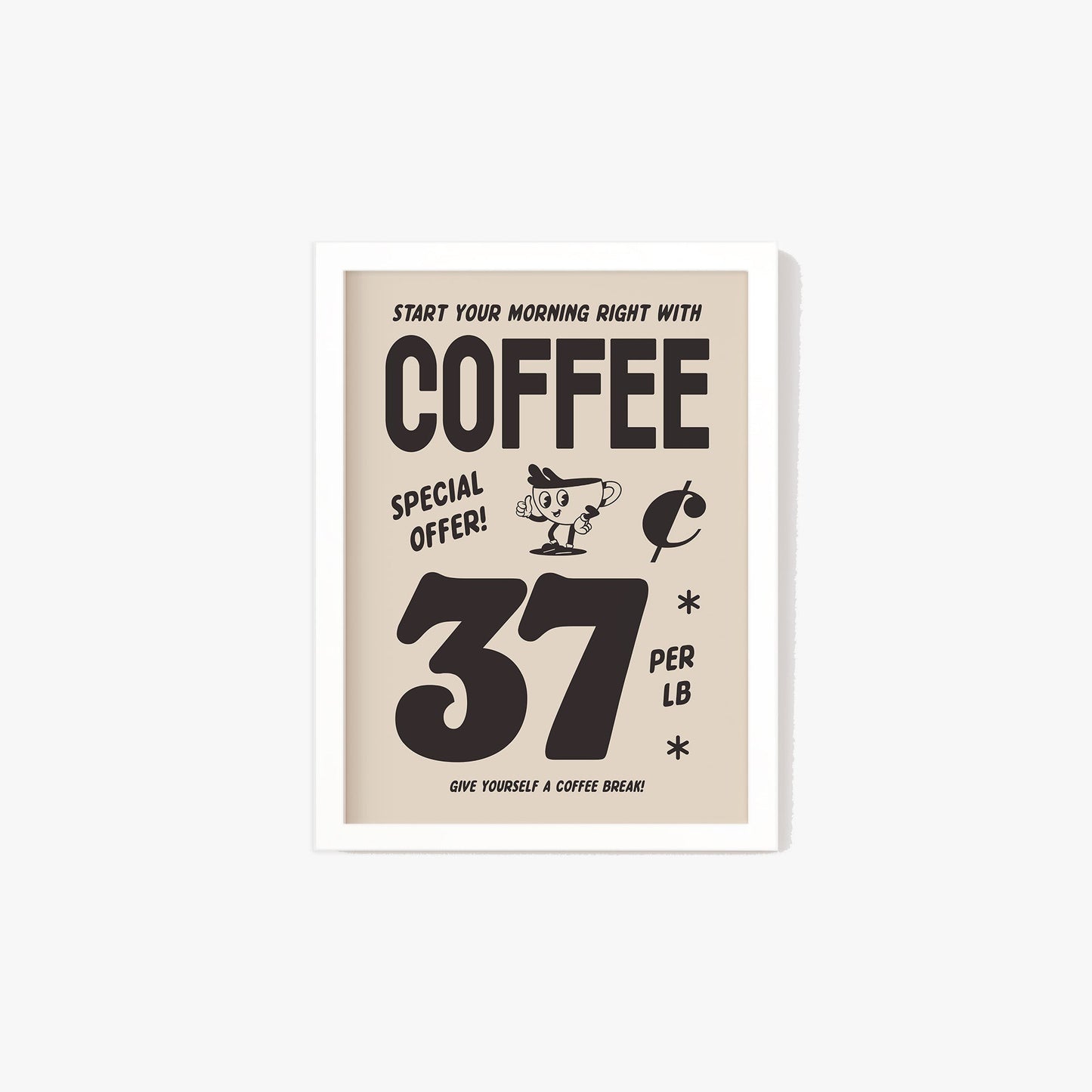 Vintage Coffee Advert Print