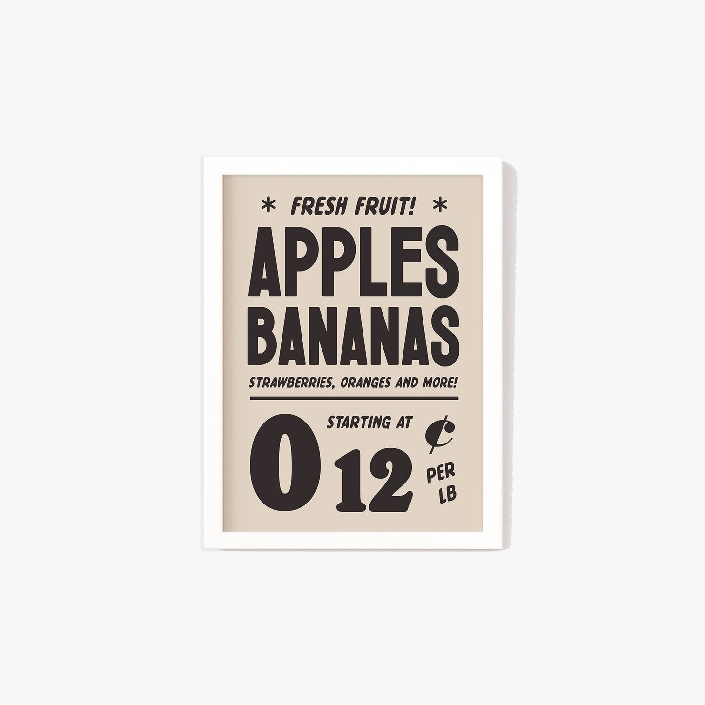 Vintage Fruit Advert Print