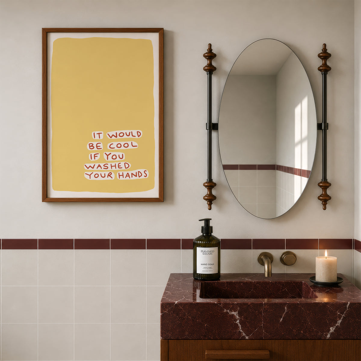 It Would Be Cool If You Wash Your Hands Print