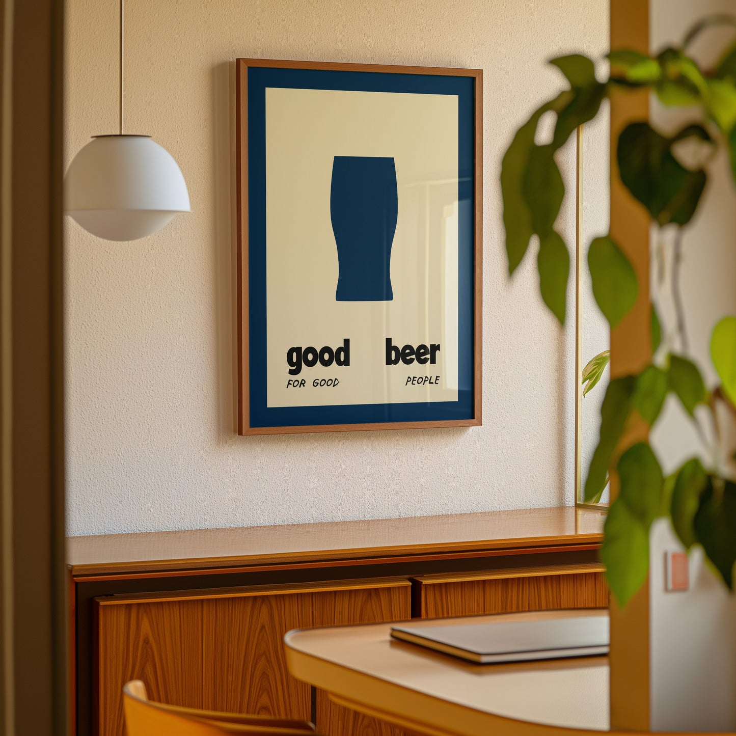 Good Beer For Good People Print