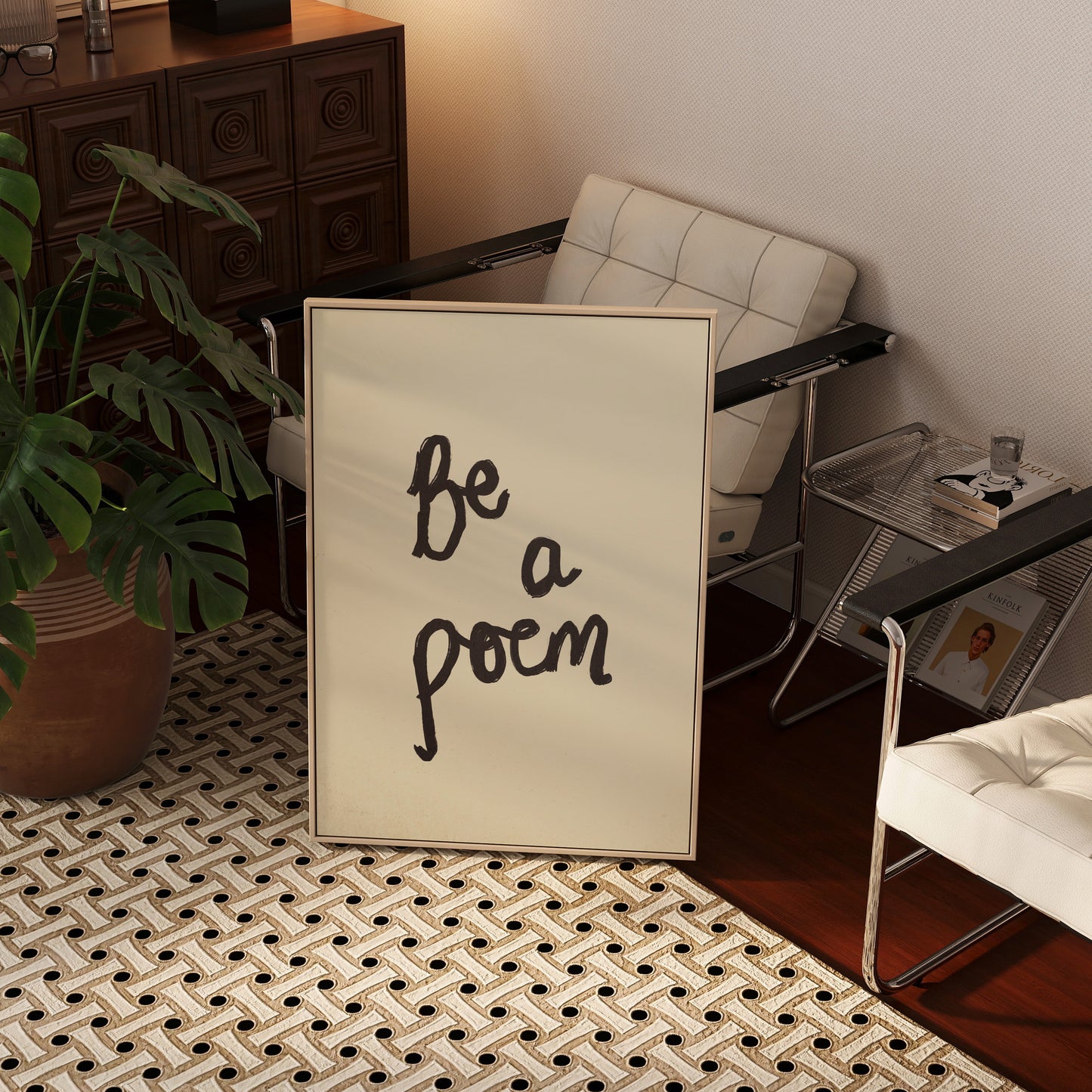 Be A Poem Handwritten Print