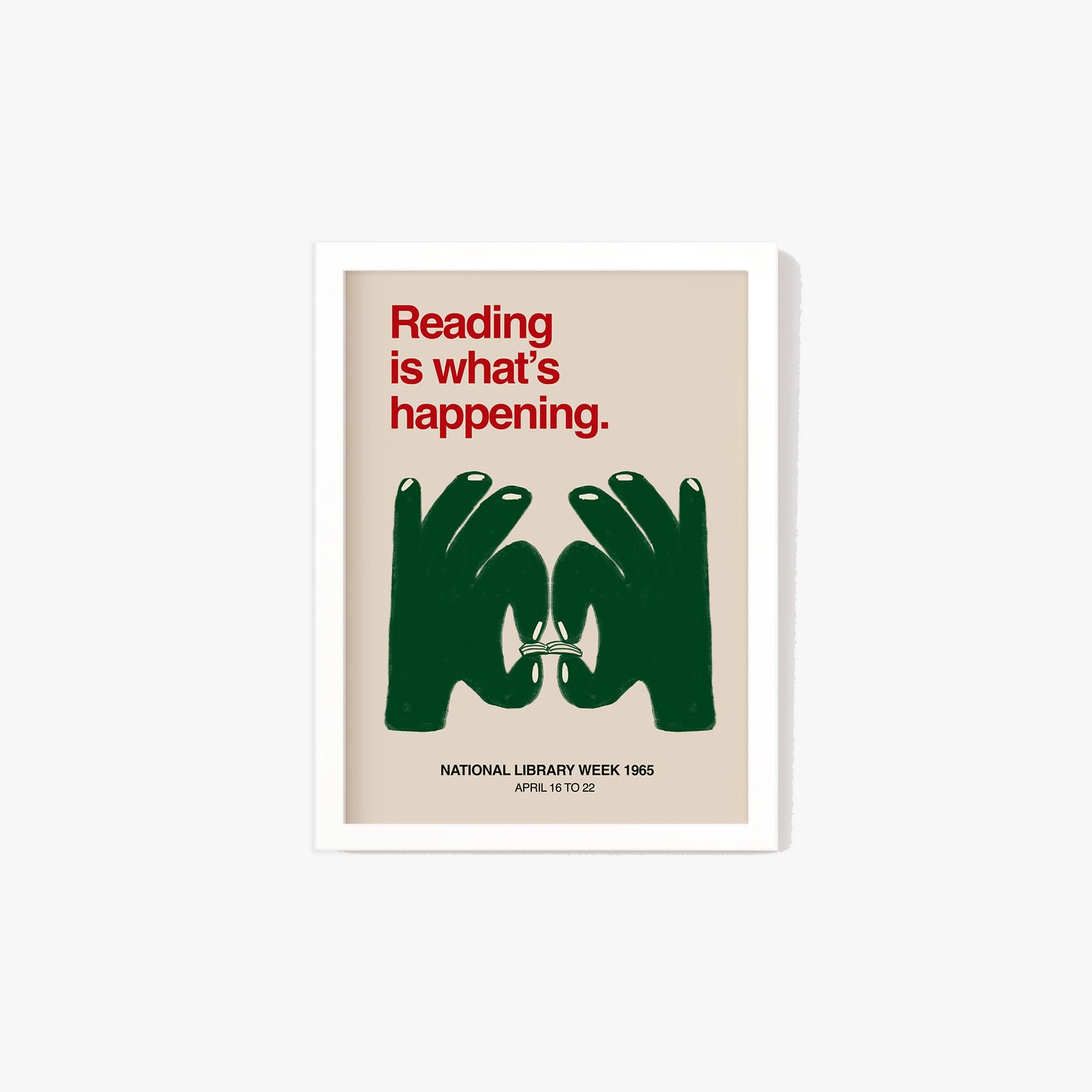 Reading Is What's Happening Print