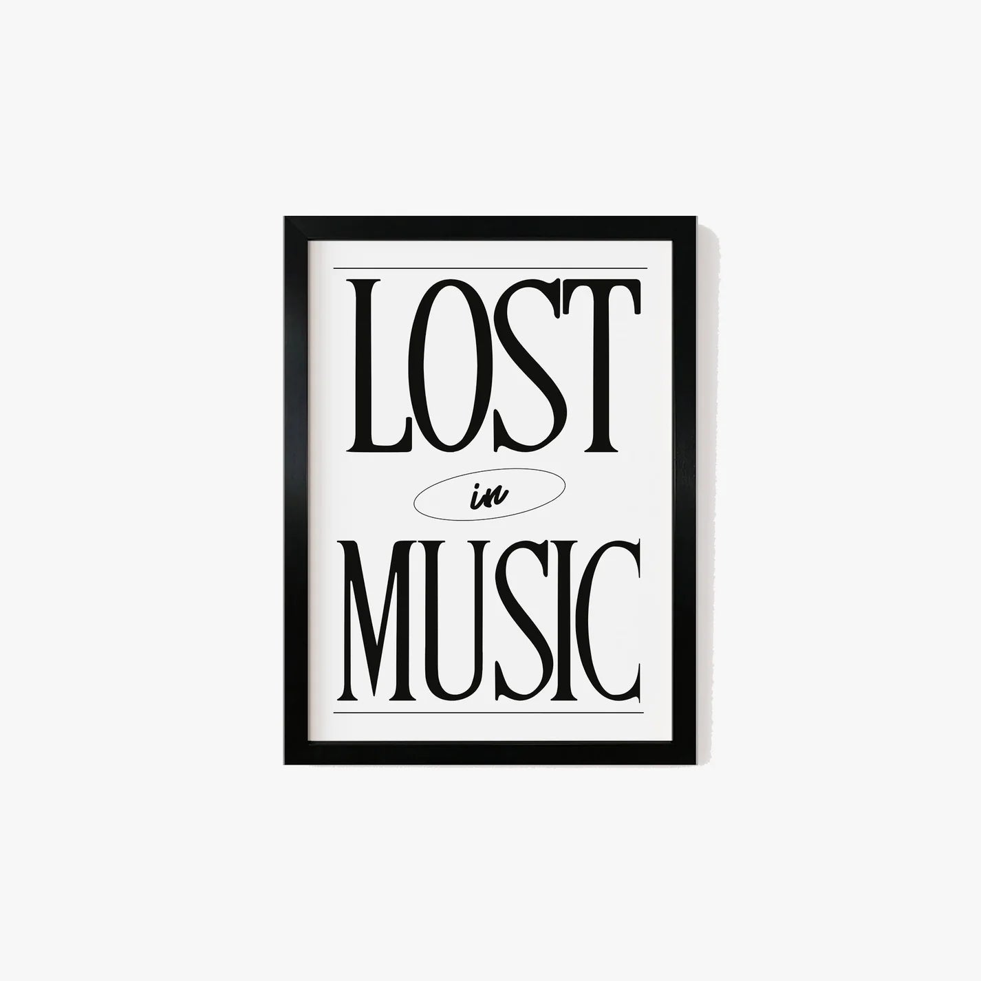 SECONDS Lost In Music Print