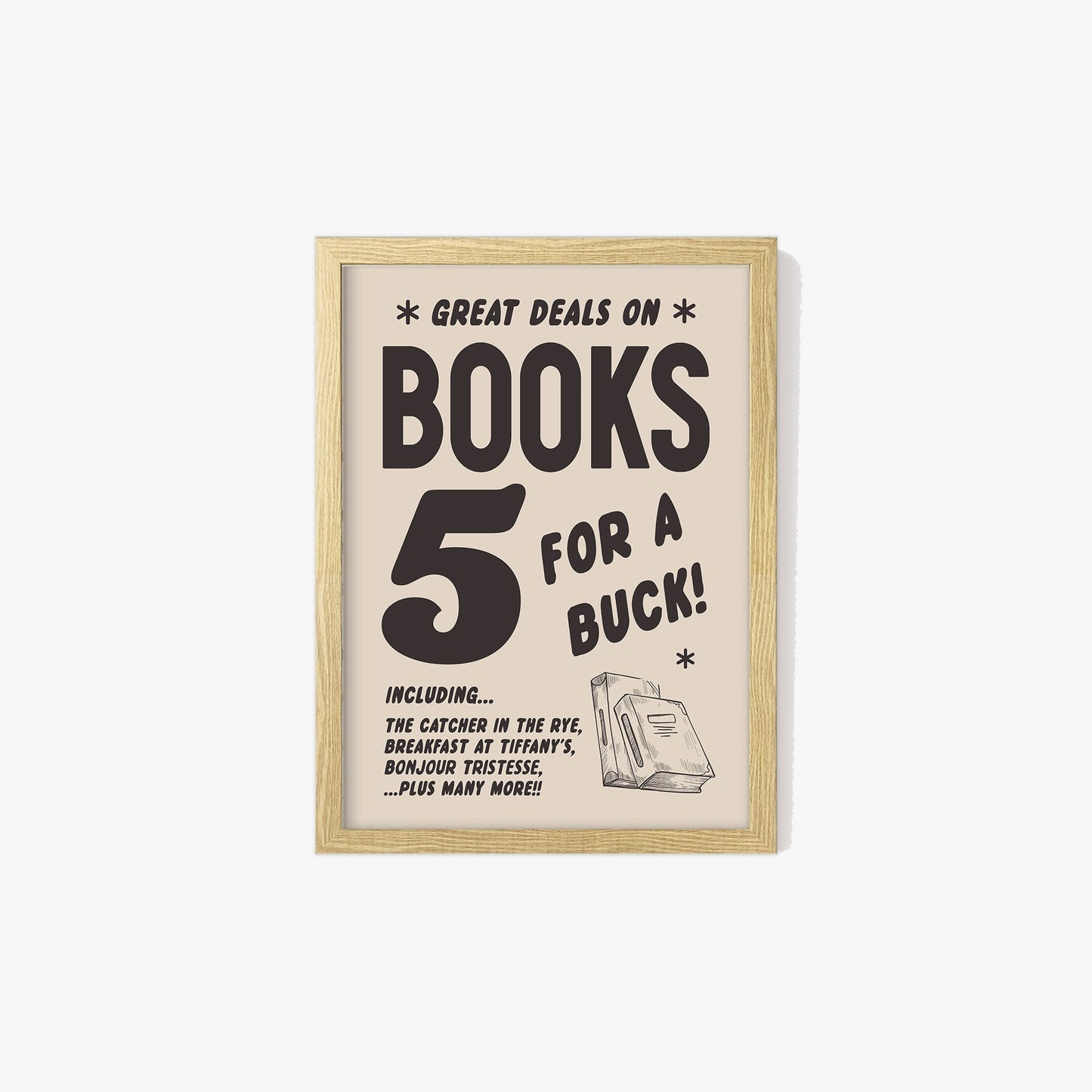 Vintage Book Advert Print