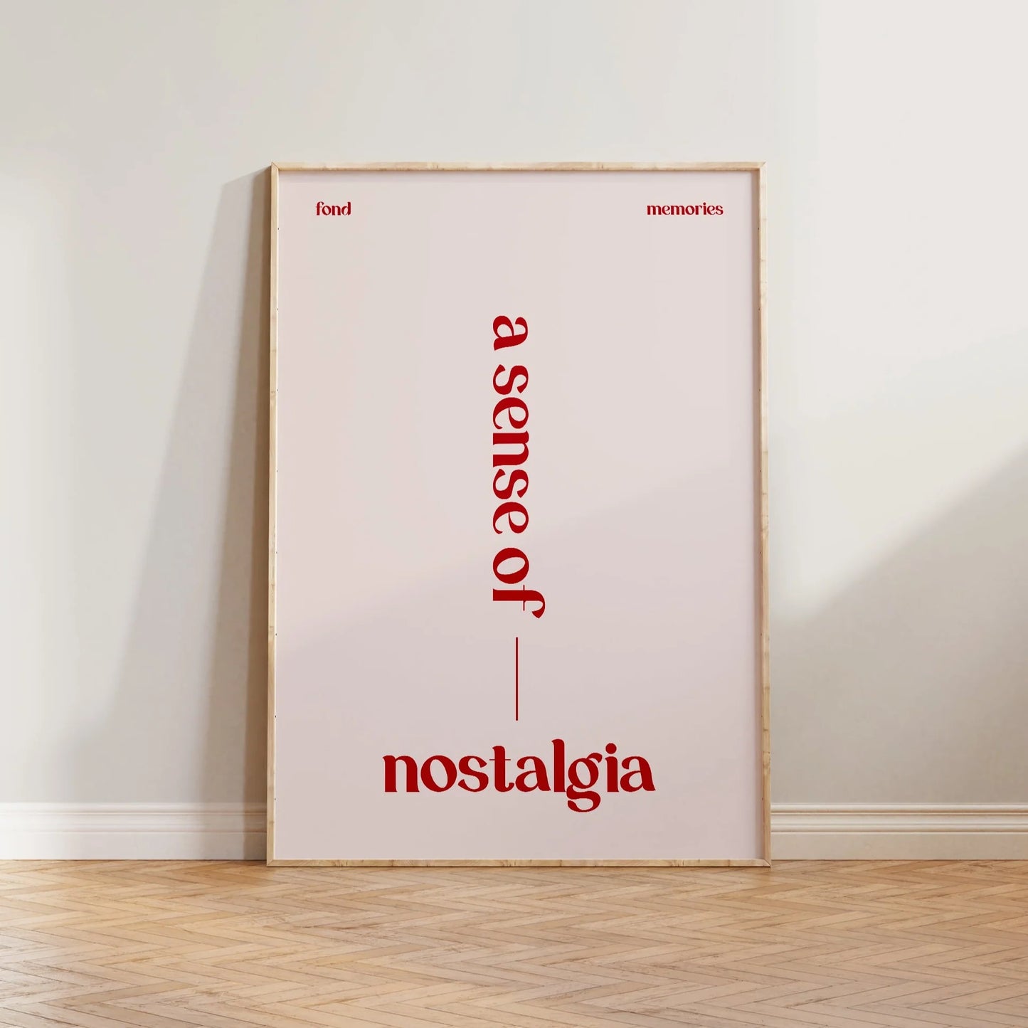 SECONDS A Sense Of Nostalgia Print