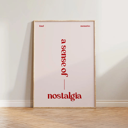 SECONDS A Sense Of Nostalgia Print