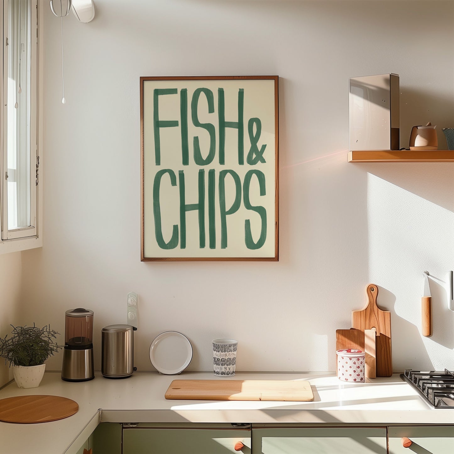 Fish & Chips Print