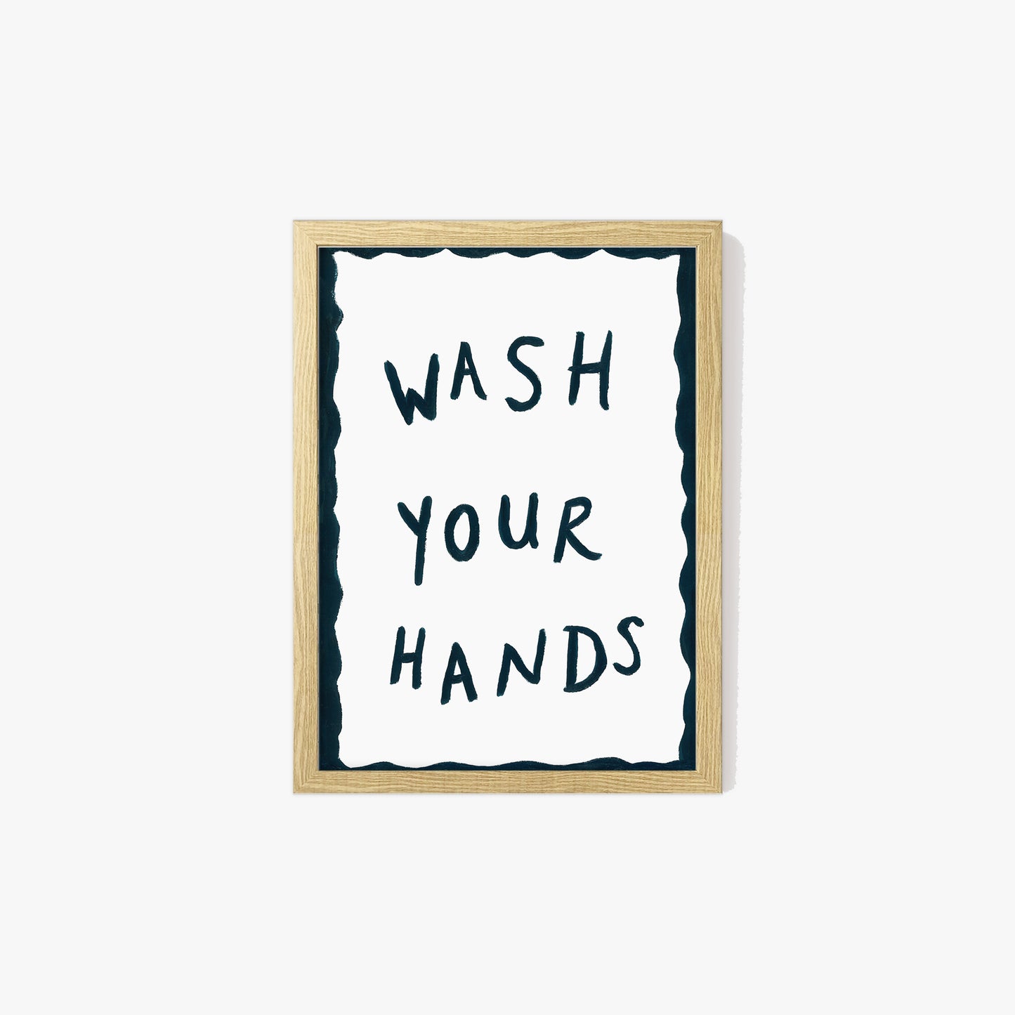 Wash Your Hands Hand Painted Print