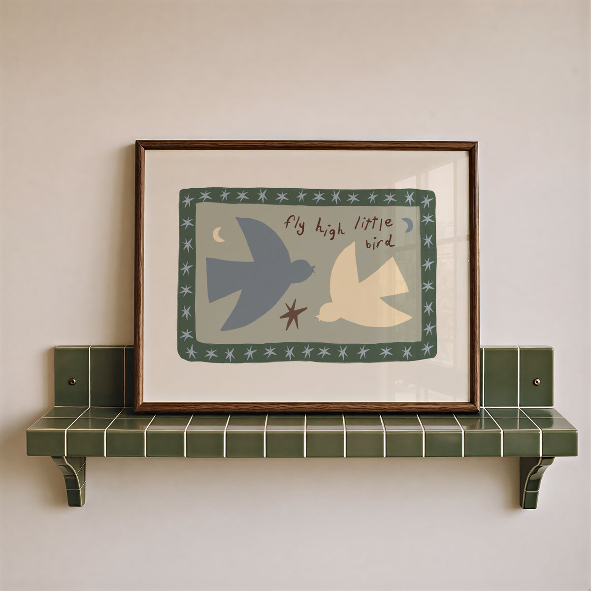 Fly High Little Bird Print