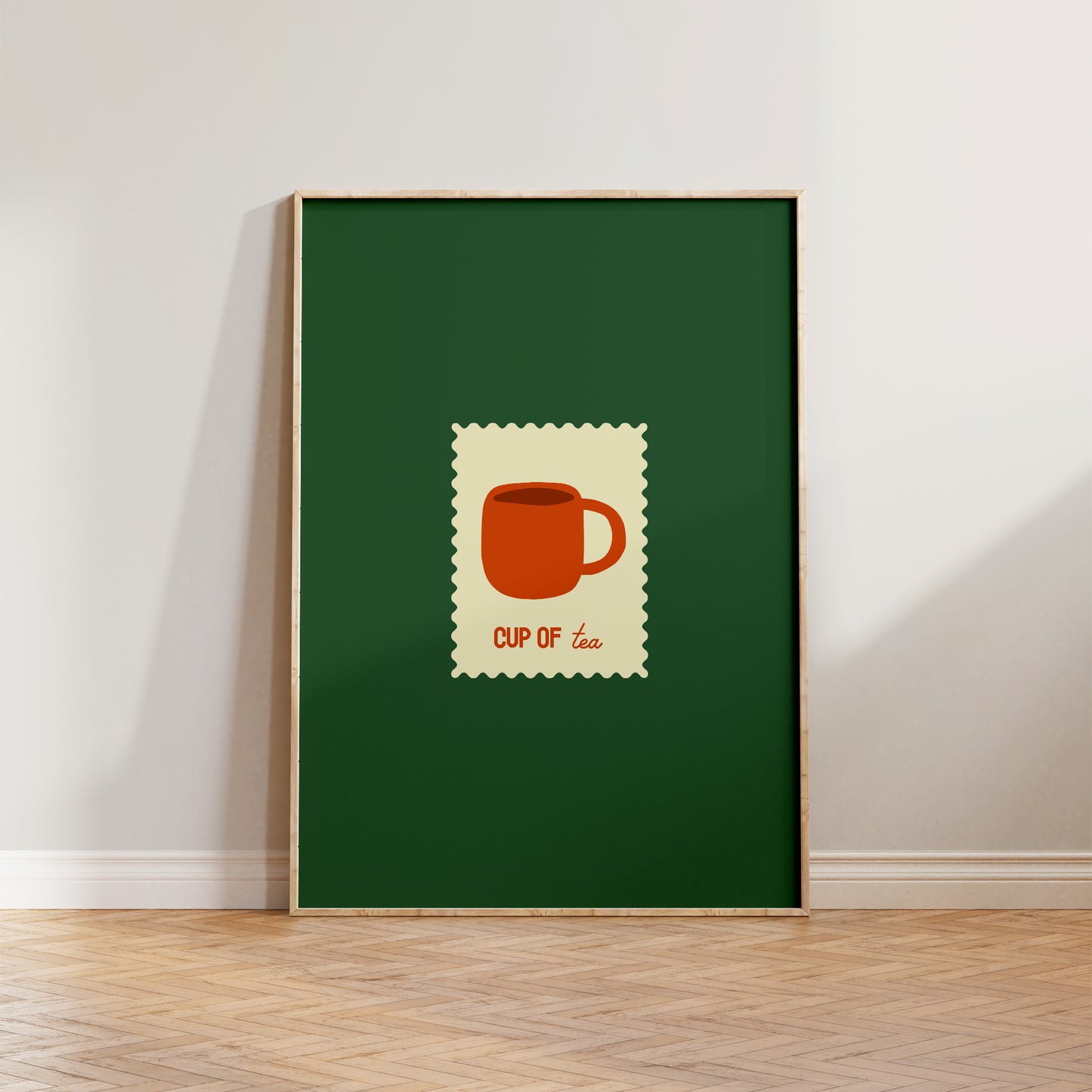 Cup Of Tea Stamp Print