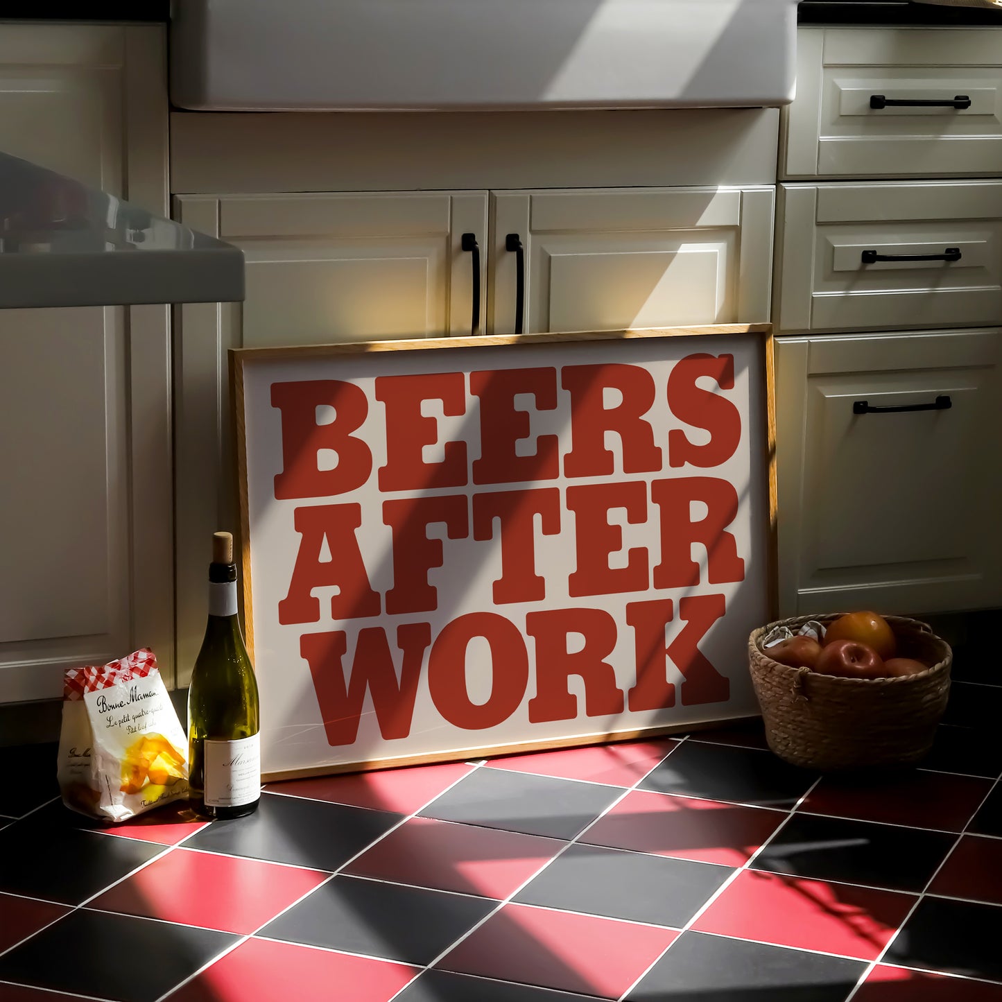 Beers After Work Bold Print