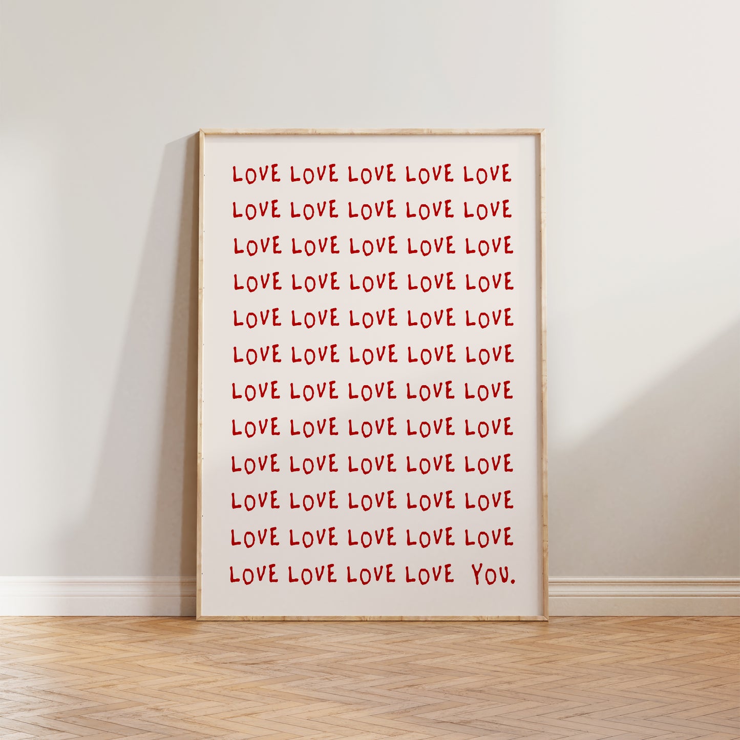 Love Love You Print