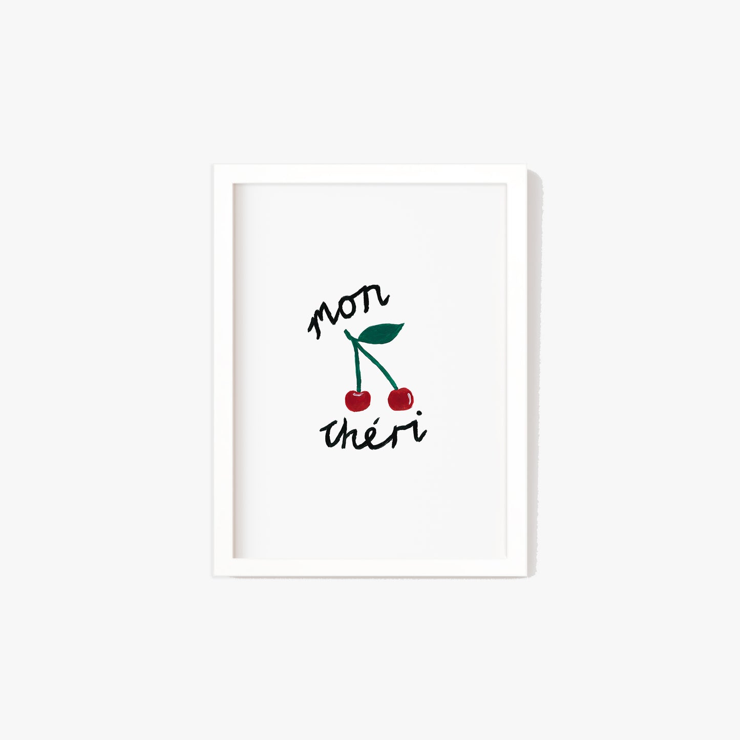 Mon Cheri Hand Painted Print