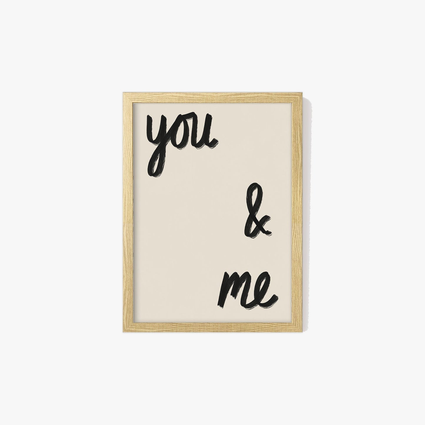 You & Me Print