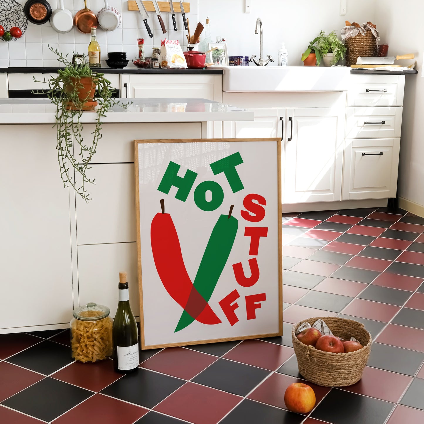 Hot Stuff Chilli Print