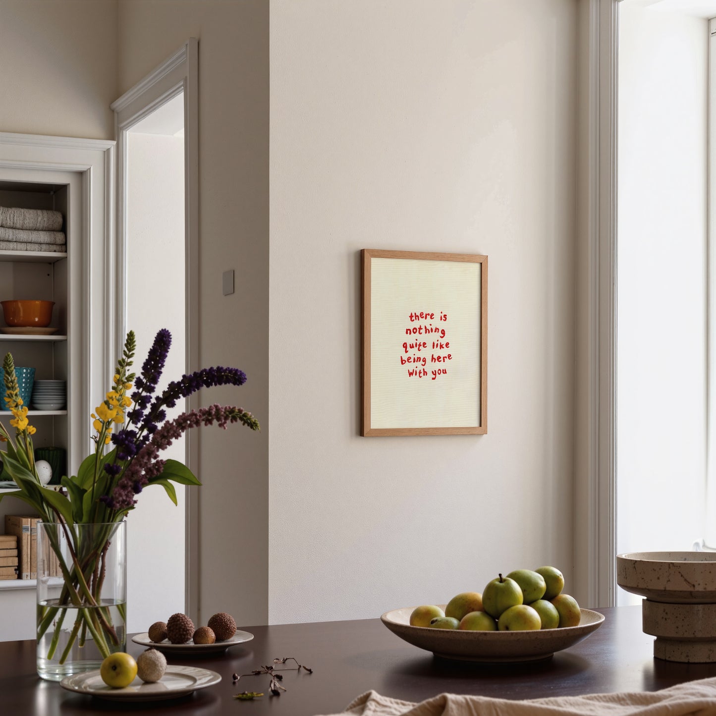 Being Here With You Print