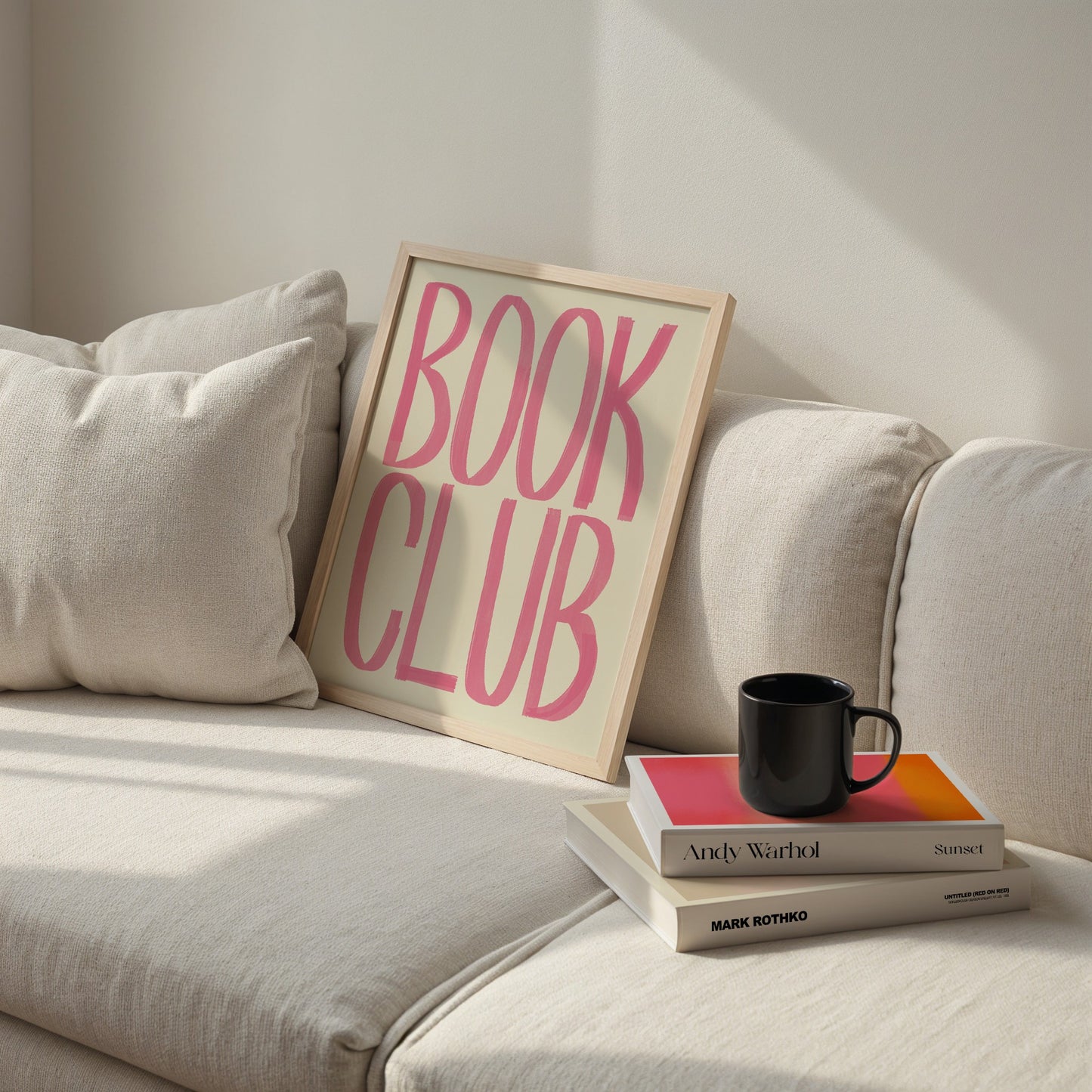 Book Club Typography Print