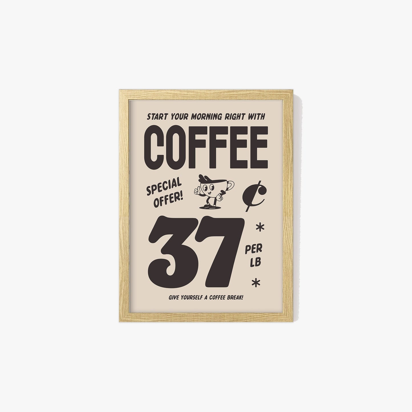 Vintage Coffee Advert Print