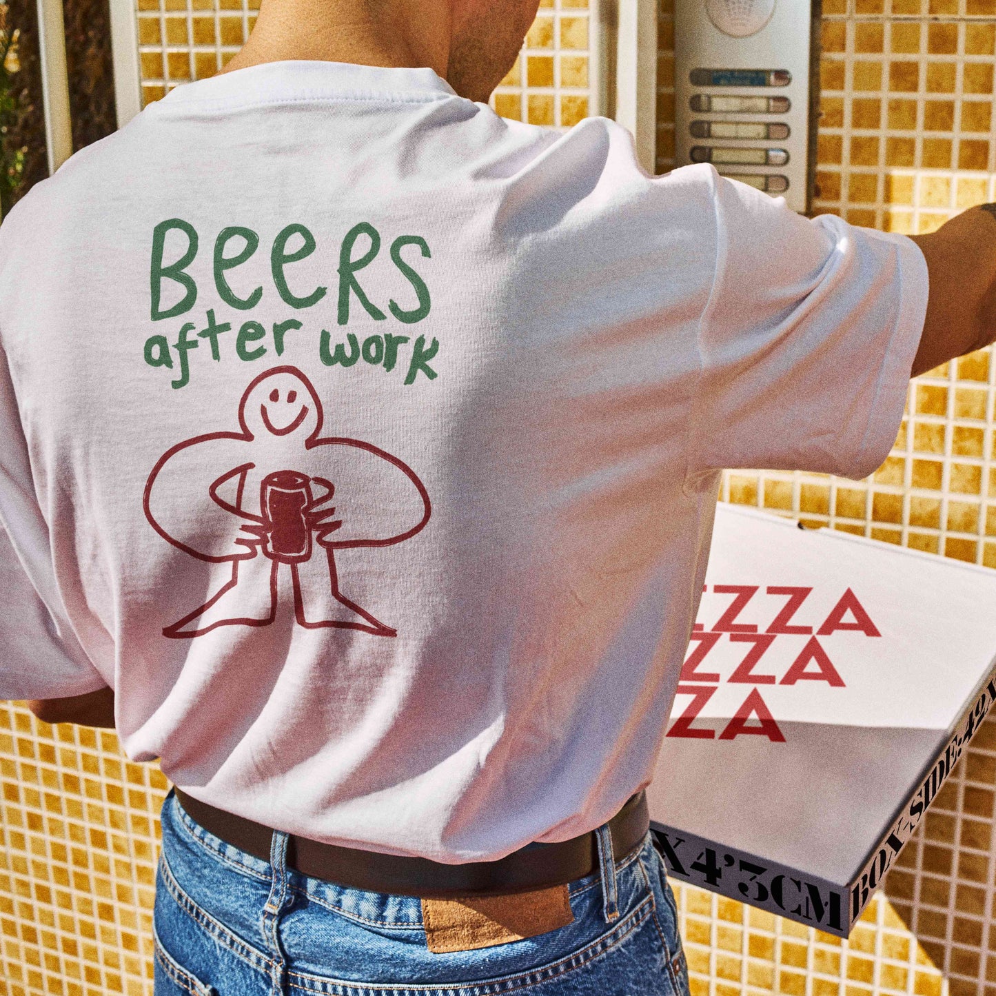 Beers After Work Doodle T-Shirt