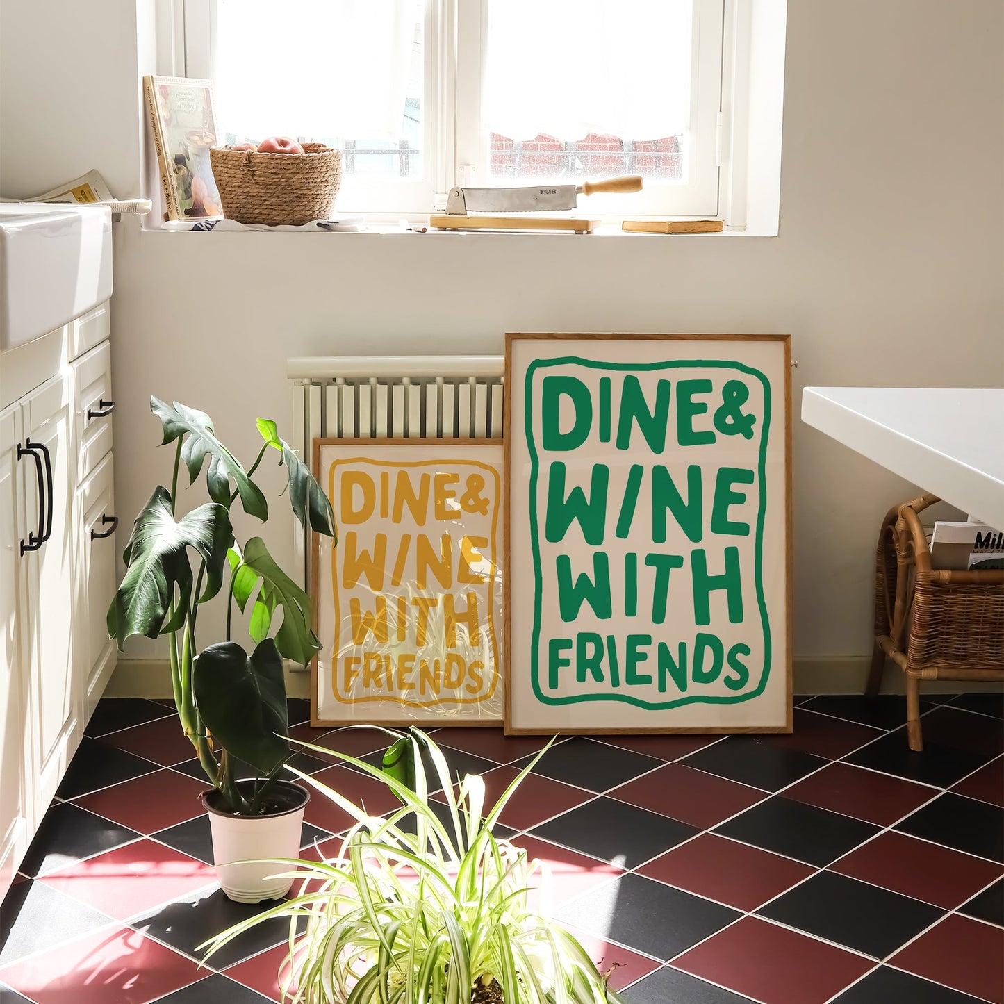 Dine & Wine With Friends Print