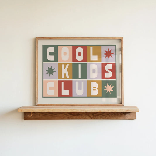 SECONDS Cool Kids Club Print