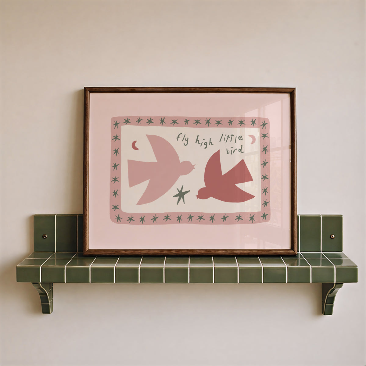 Fly High Little Bird Print
