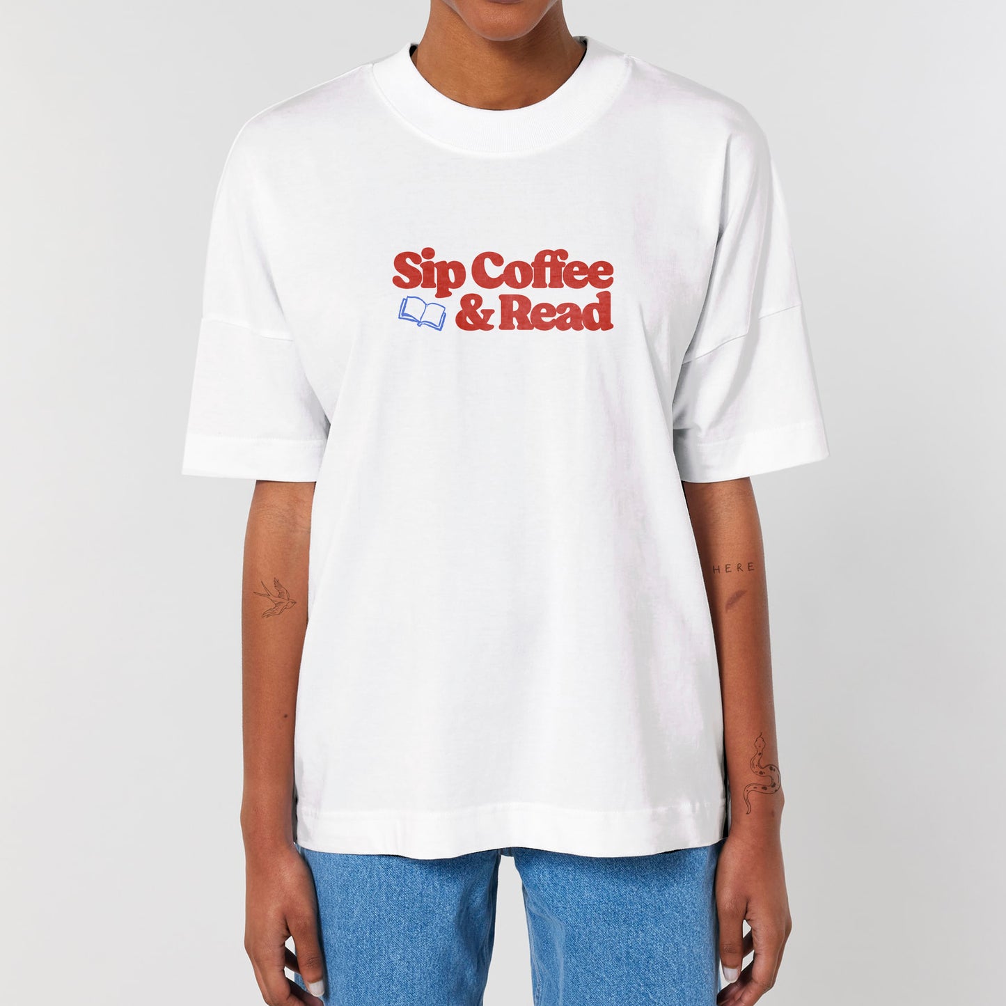 Sip Coffee & Read Retro T-Shirt