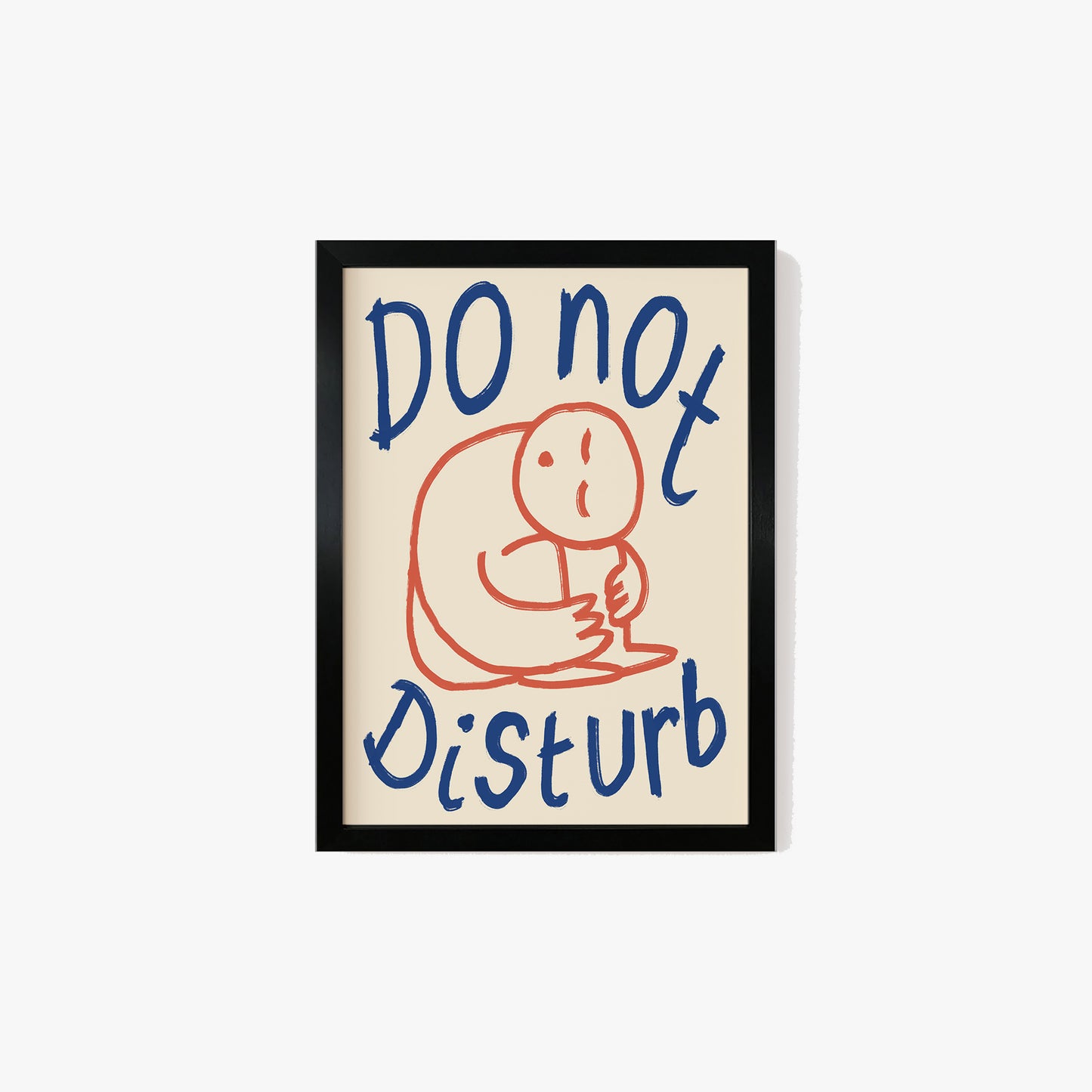 Do Not Disturb Doodle Print