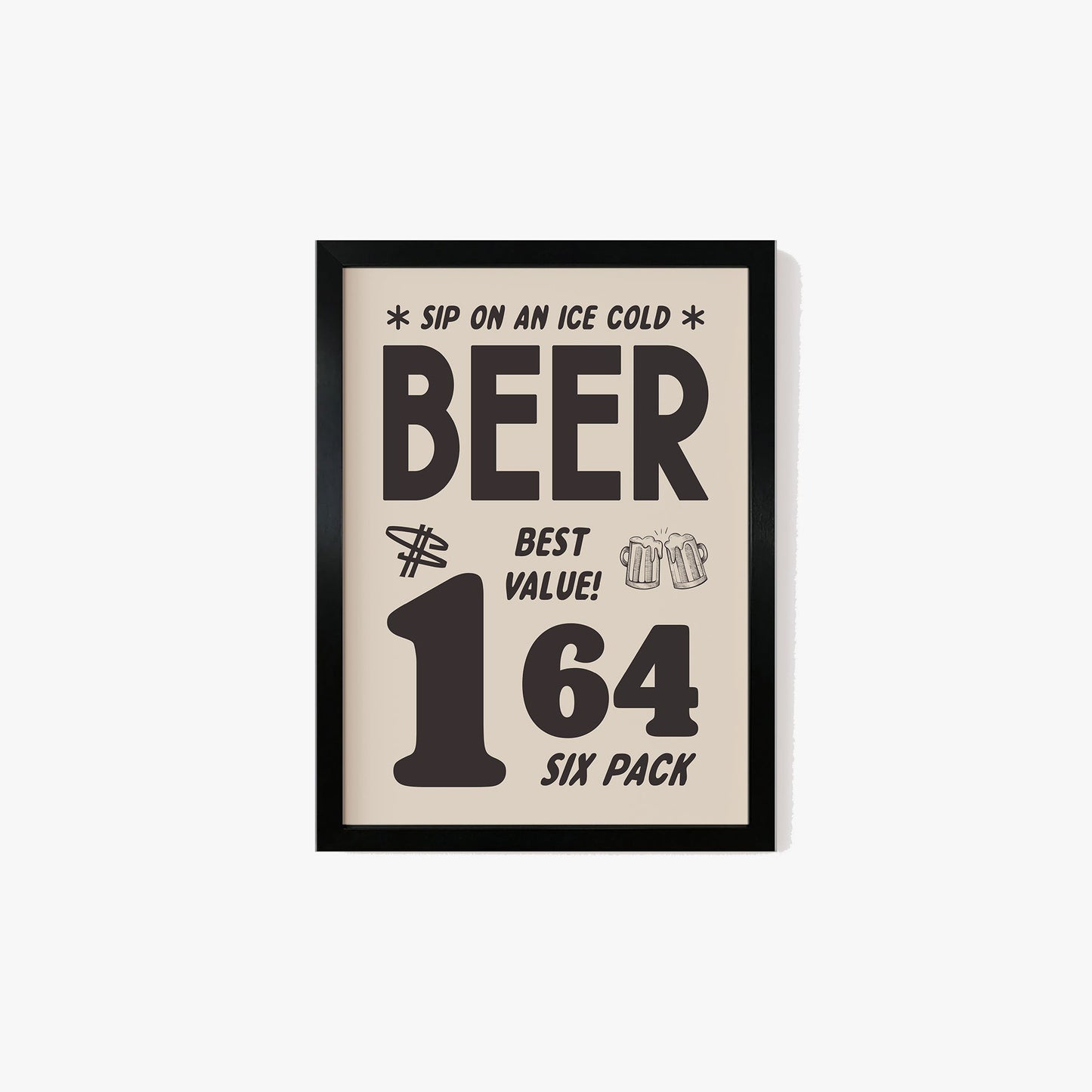 Vintage Beer Advert Print