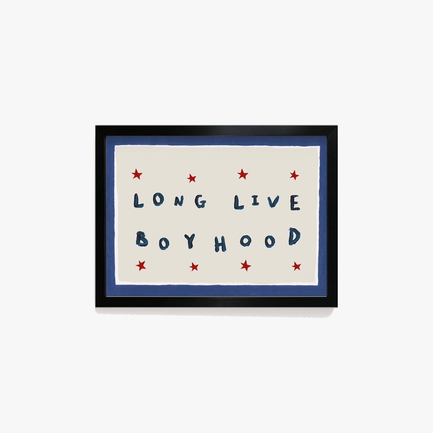 Long Live Boyhood Hand Painted Print