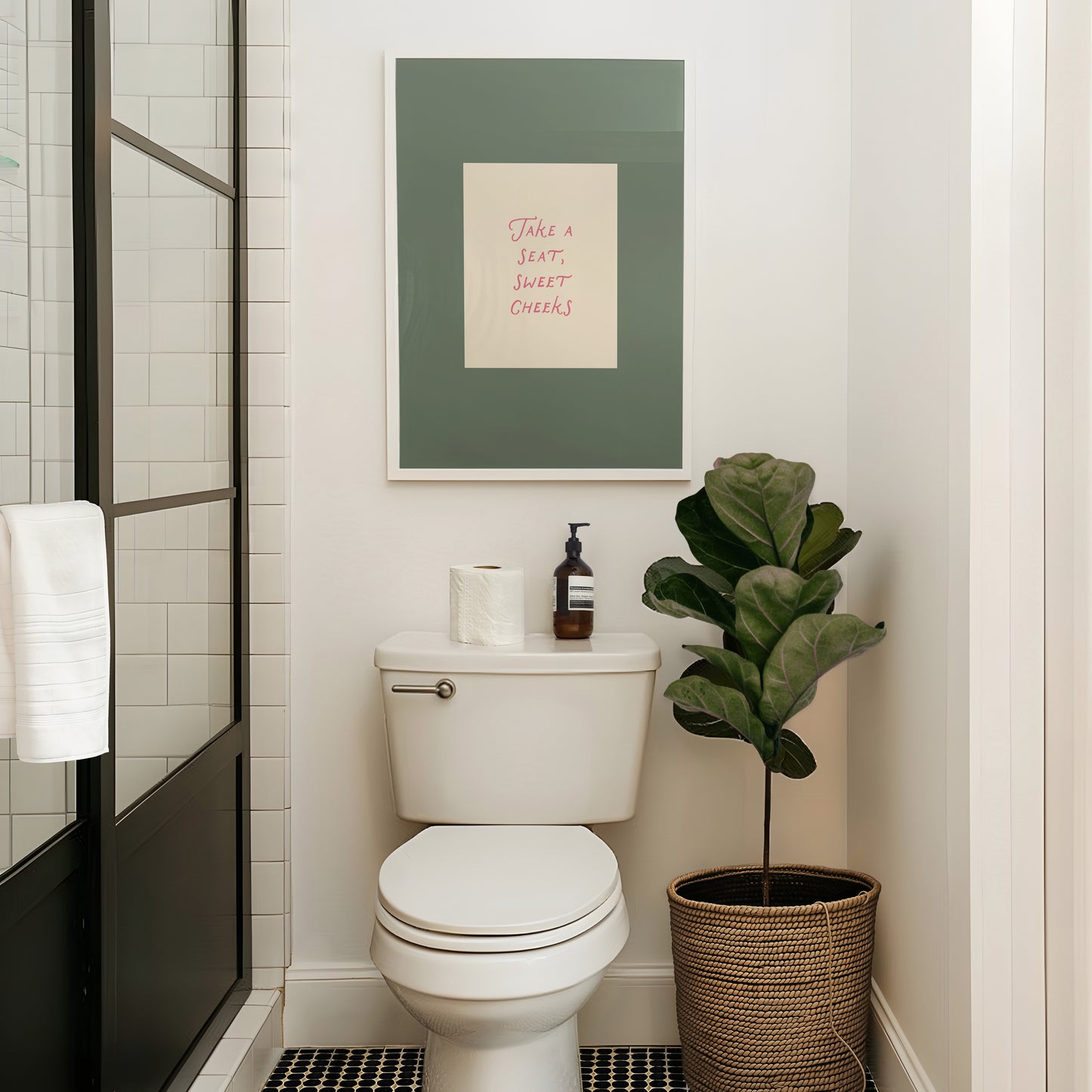 Take a Seat Sweet Cheeks Print