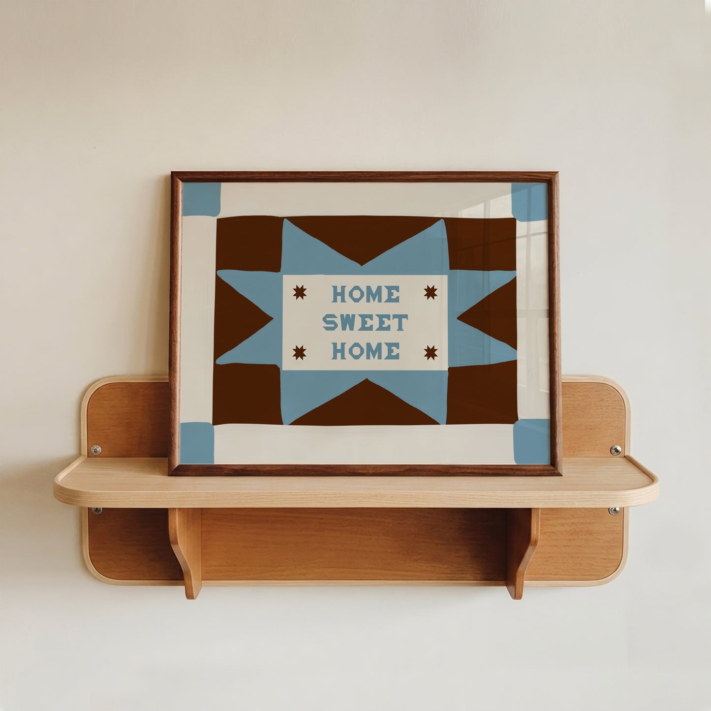 Home Sweet Home Patchwork Print