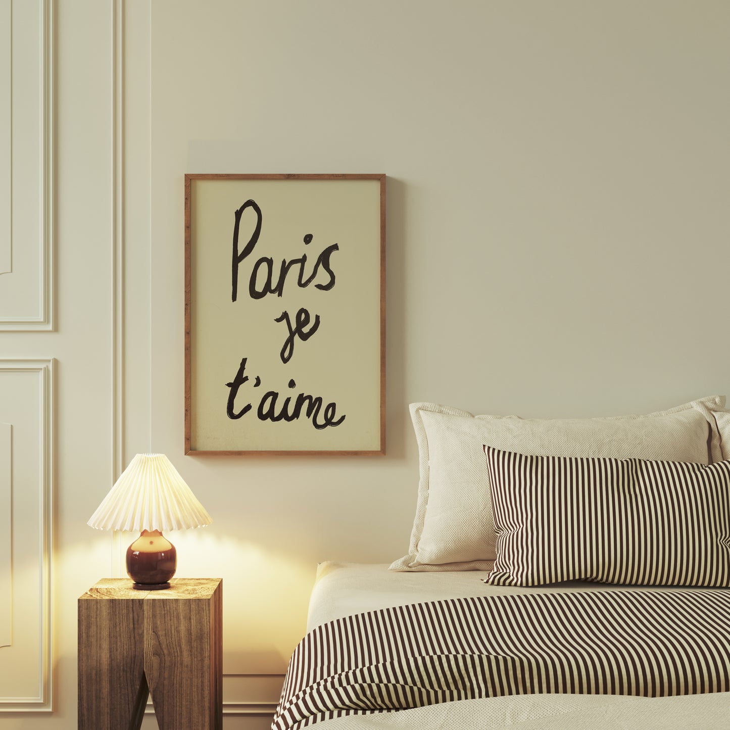 Paris Je T'aime Handwritten Print