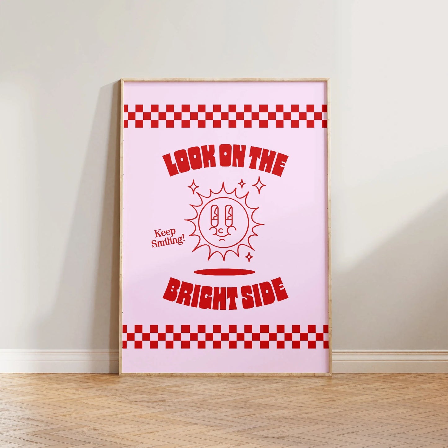 SECONDS Retro Look On The Bright Side Print