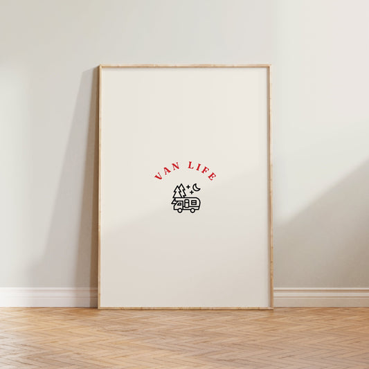 SECONDS Van Life Print