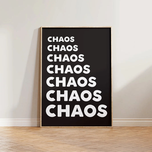 SECONDS Chaos Print