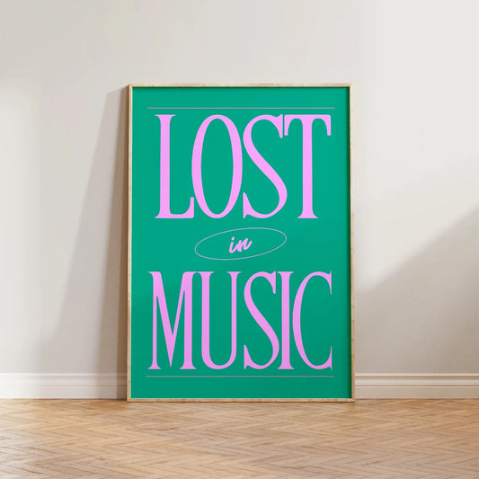 SECONDS Lost In Music Print