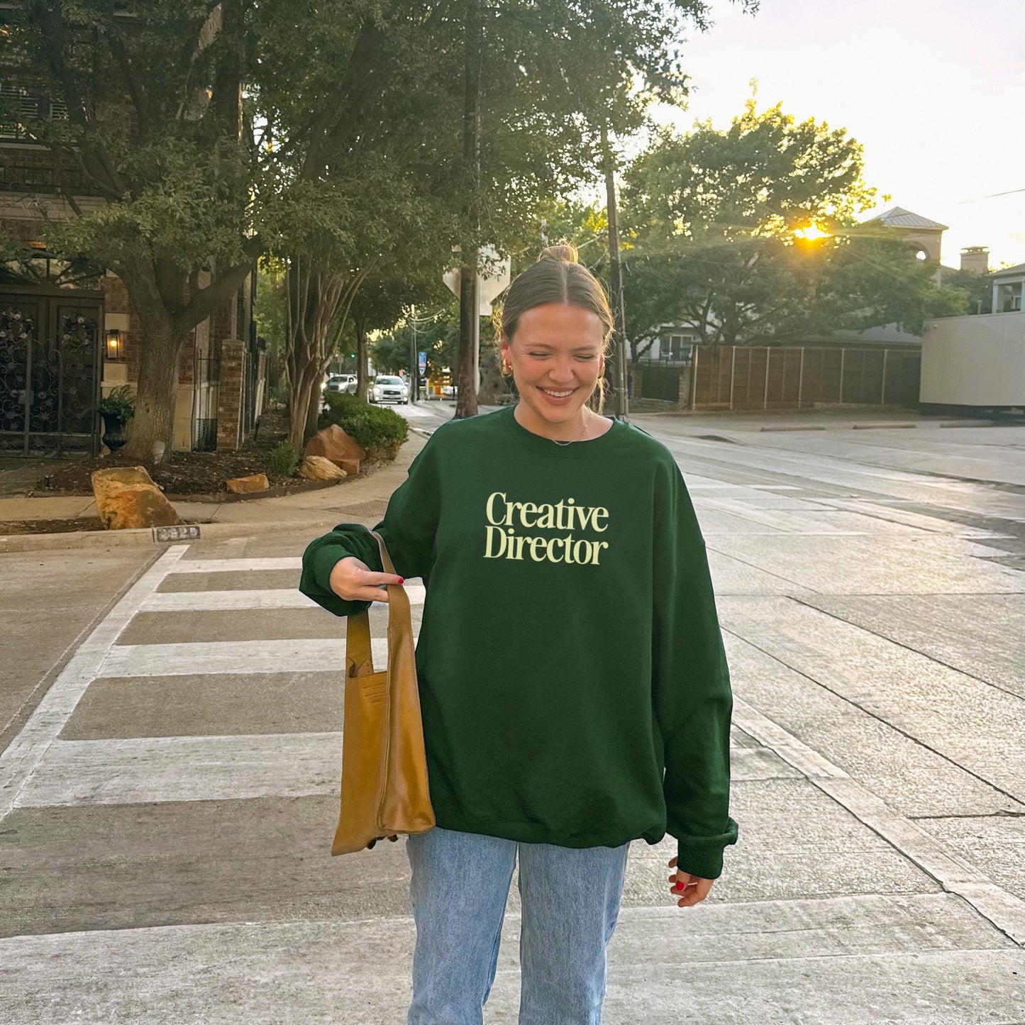 Creative Director Retro Green Sweatshirt