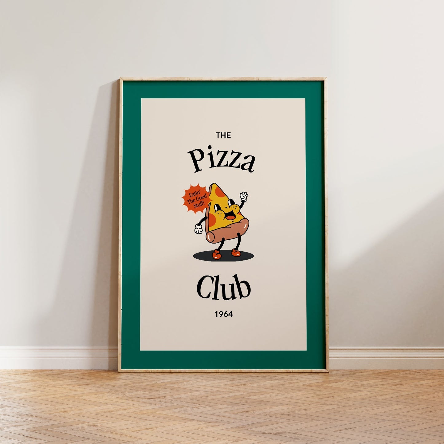 SECONDS Retro Pizza Club Print
