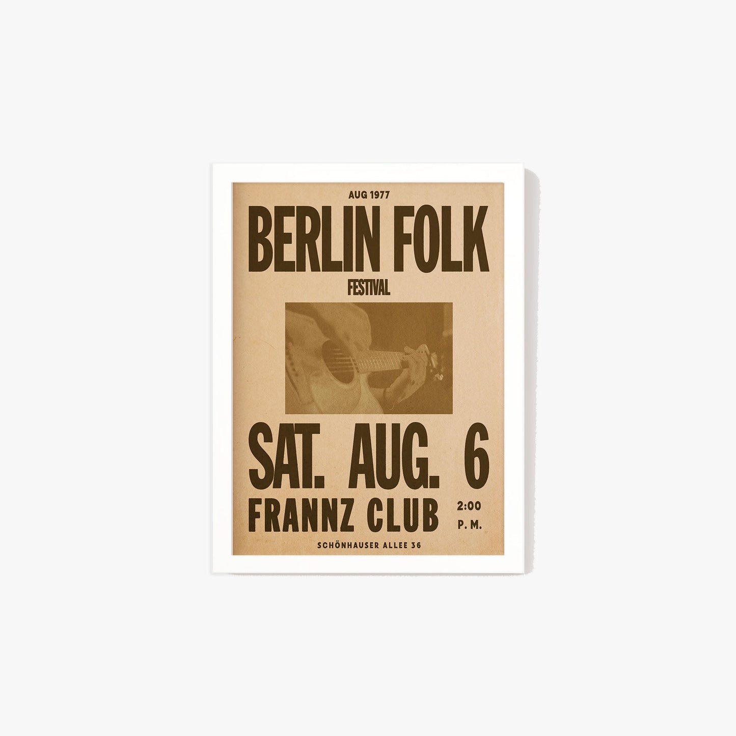 Berlin Folk Festival Print