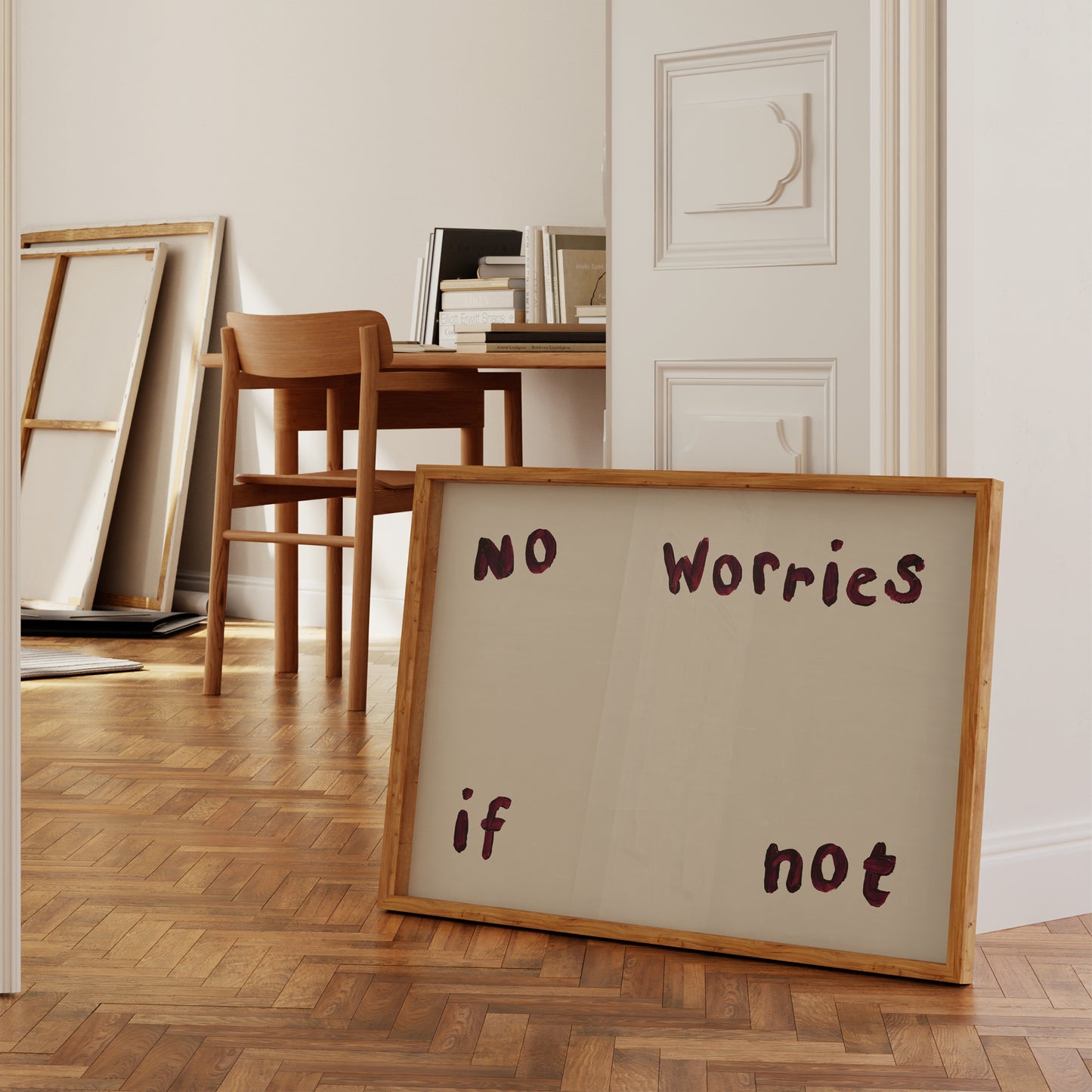 No Worries If Not Hand Painted Print