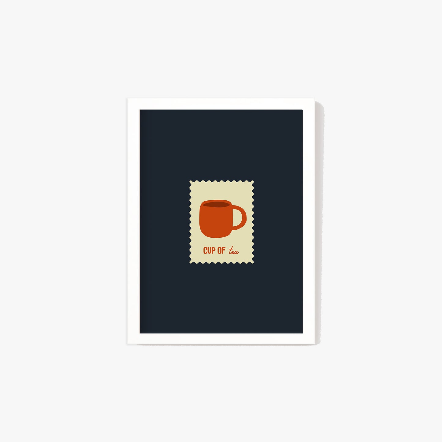 Cup Of Tea Stamp Print