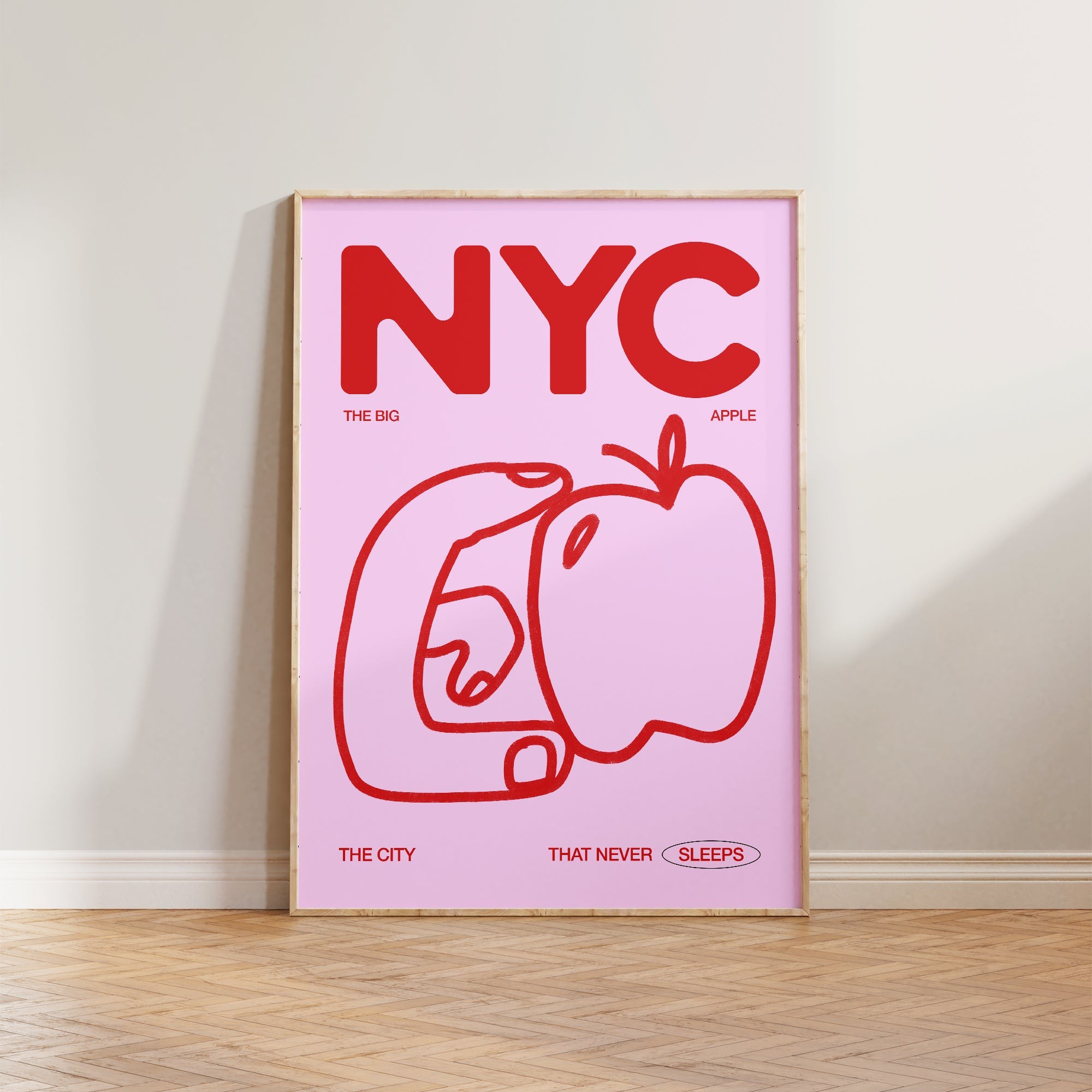 NYC Big Apple Print