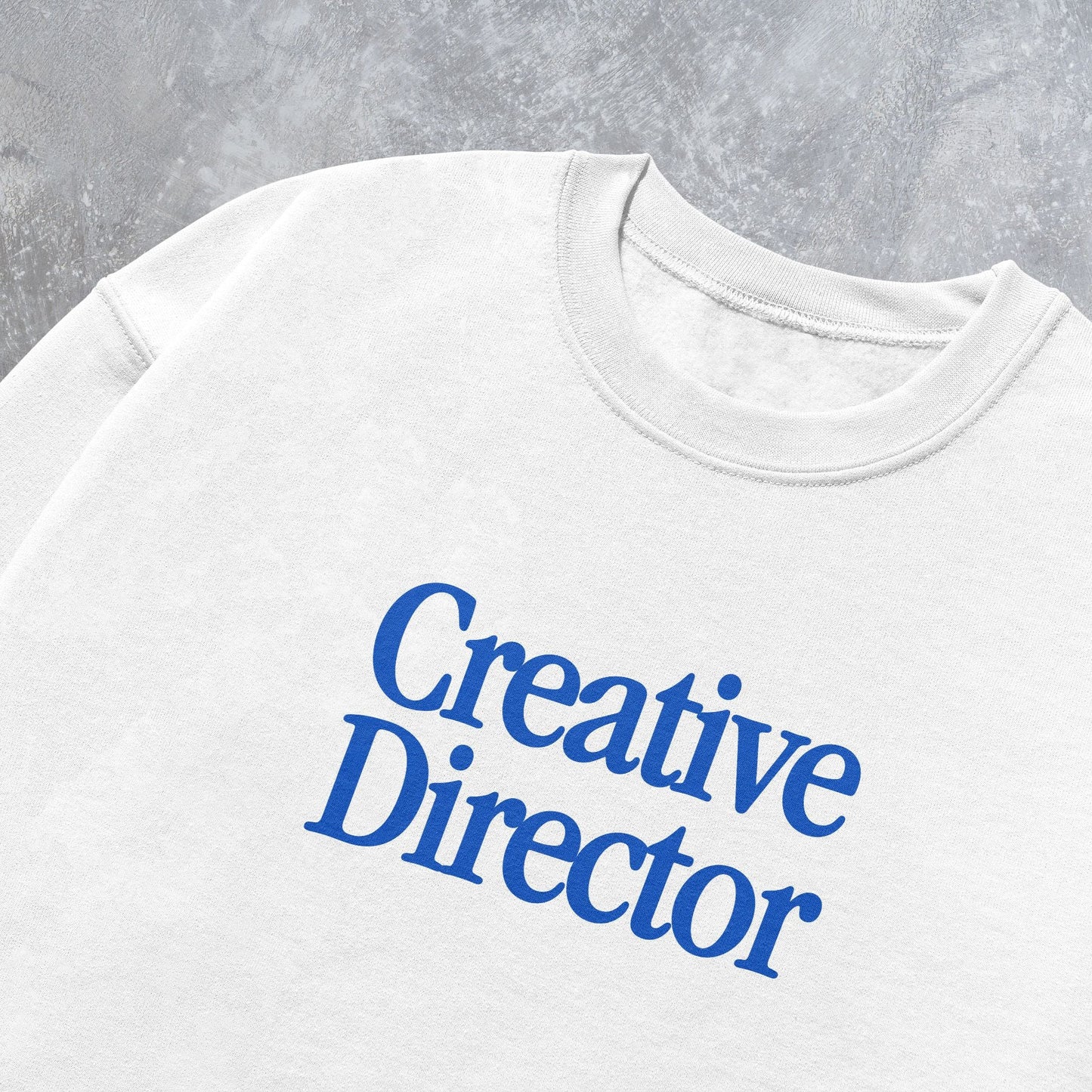 Creative Director Retro White Sweatshirt