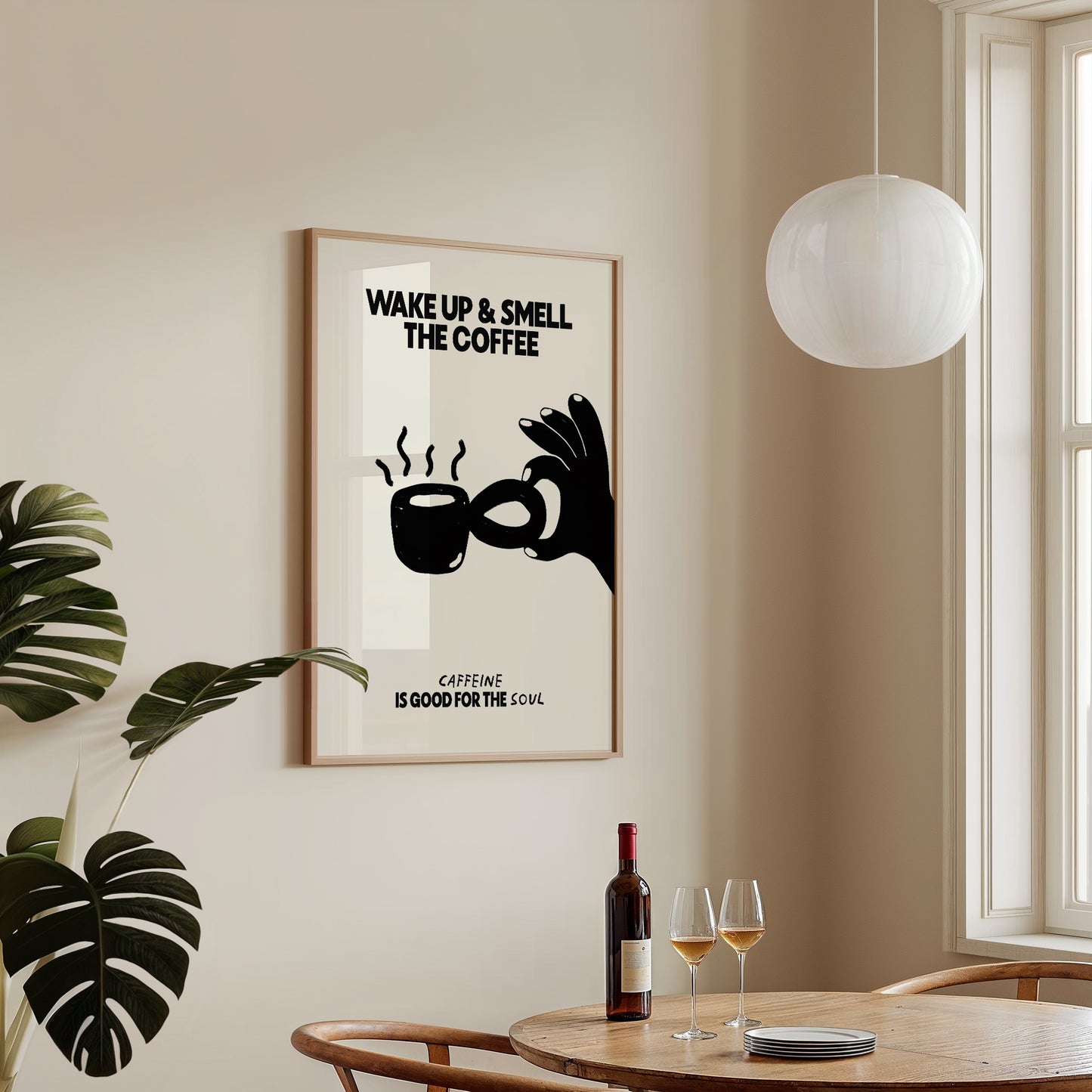 Wake Up & Smell The Coffee Print