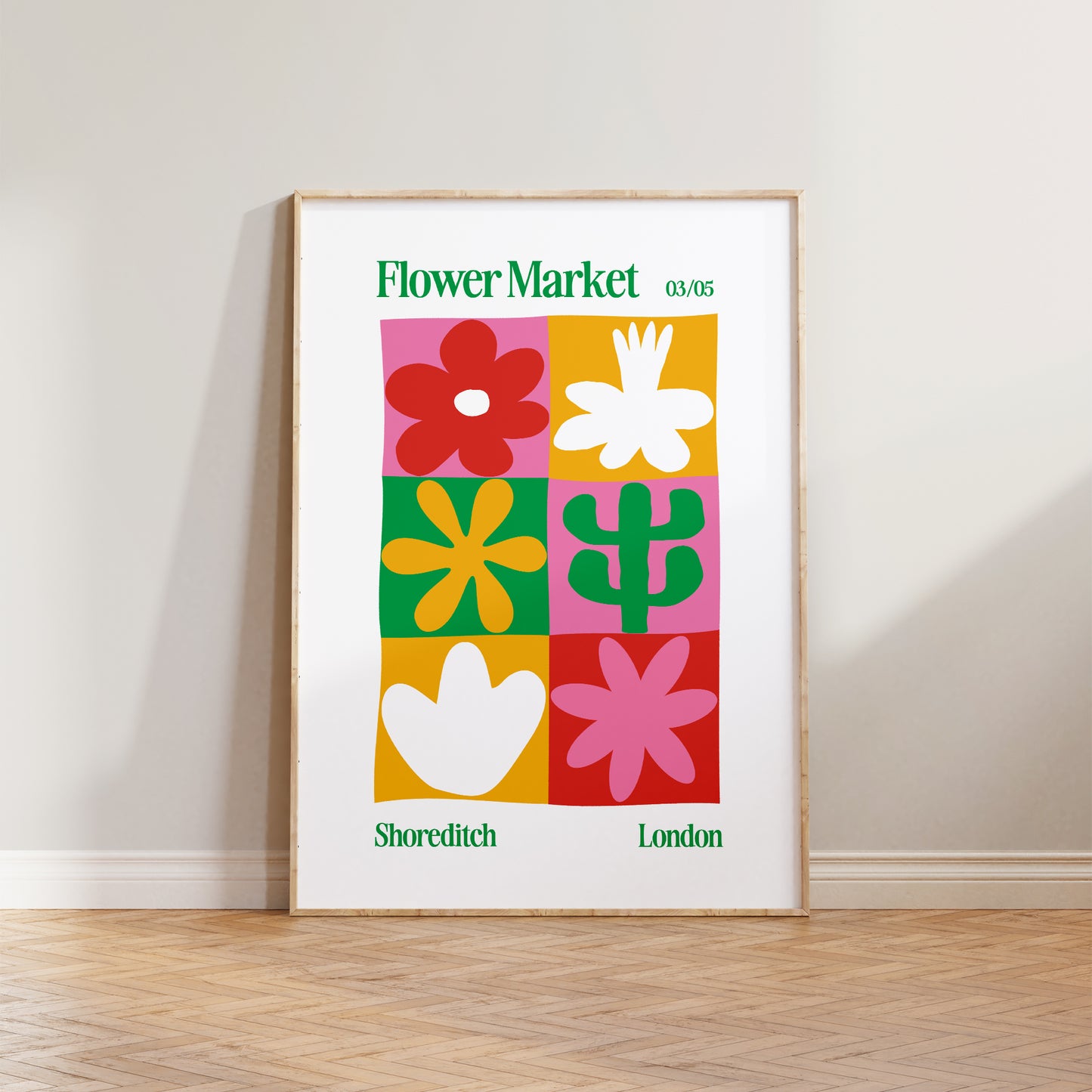 Flower Market Shoreditch Print