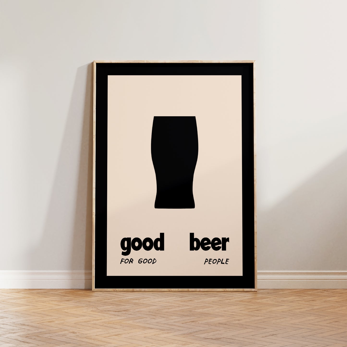 Good Beer For Good People Print