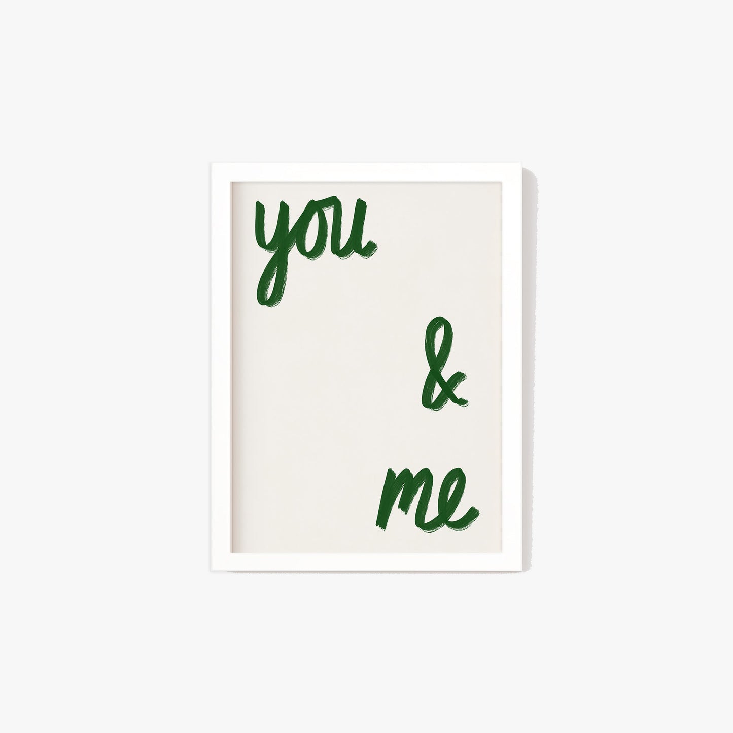 You & Me Print